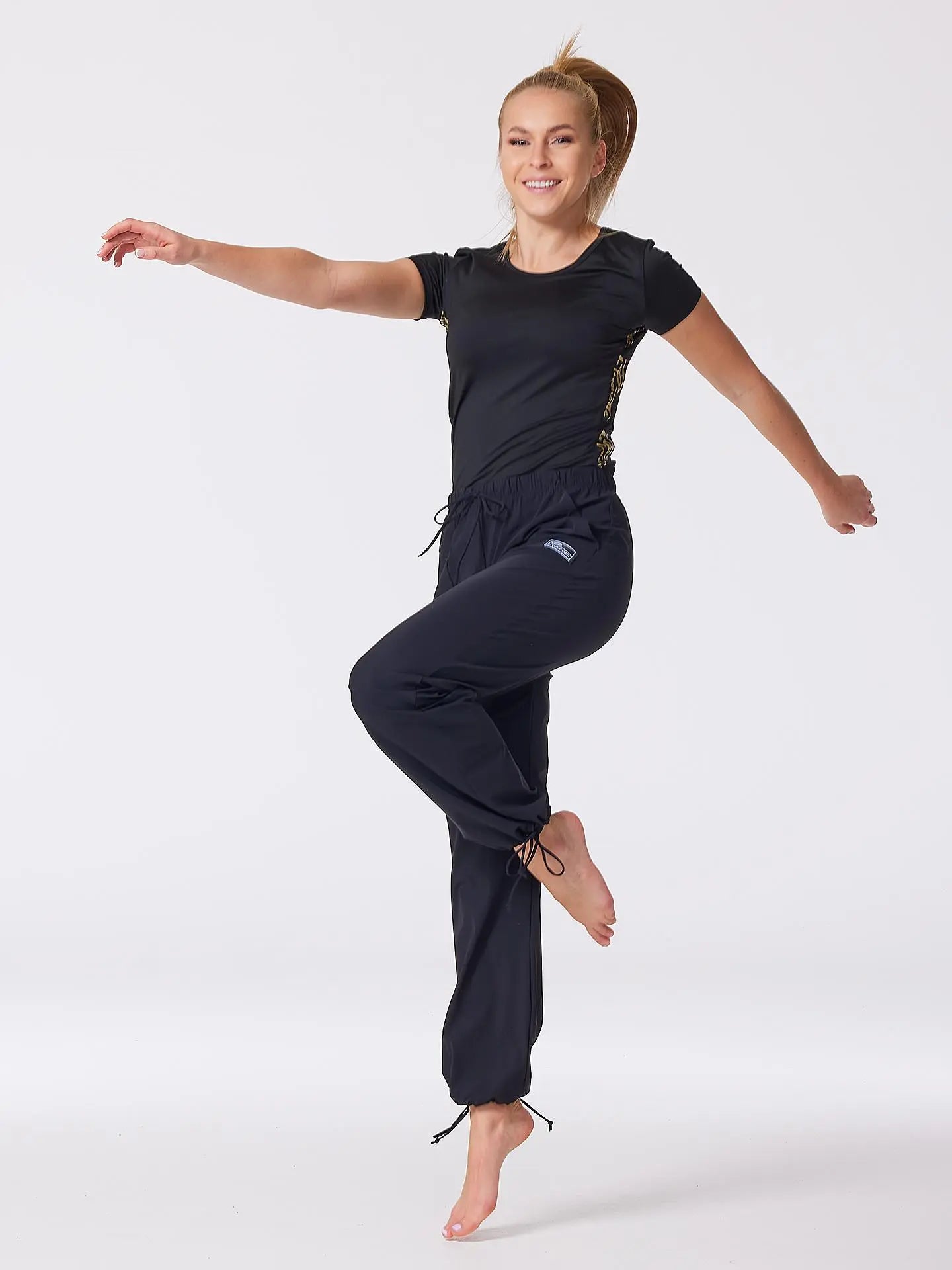 Kids Drawstring Pants for Gymnastics, Dance & Training
