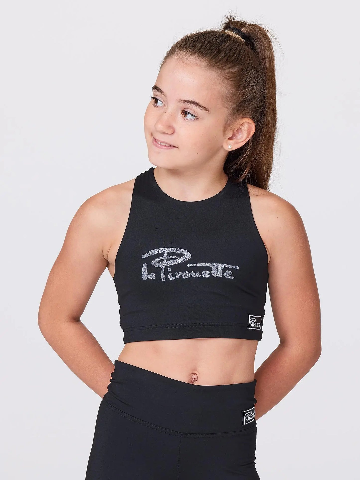 Adult Performance Racerback Crop Top – la Pirouette
