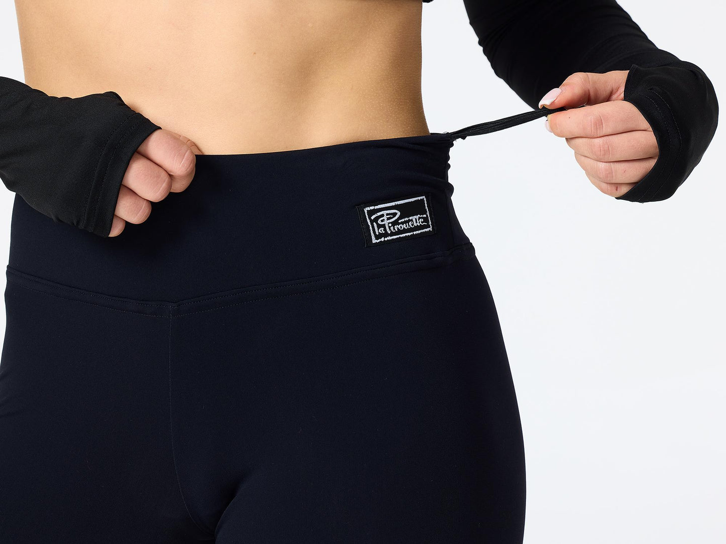 La Pirouette Adult Skating Tights with Adjustable Waist